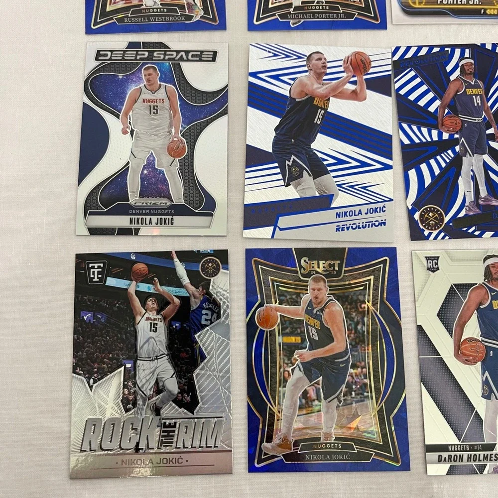 Denver Nuggets Panini Topps Basketball Card Lot Jokic Westbrook RC Rookies